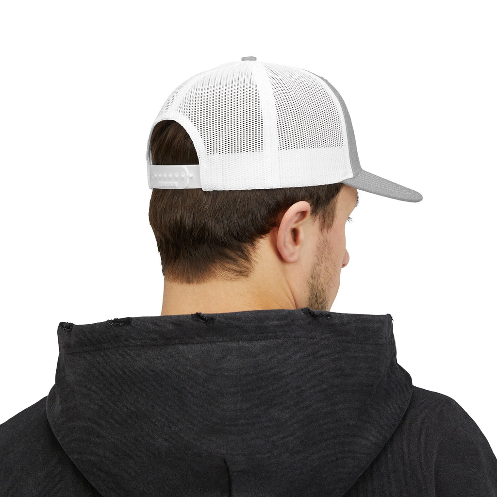 Run Your Bike Not Your Mouth Trucker Cap — Cycling Snapback Hat for Riders