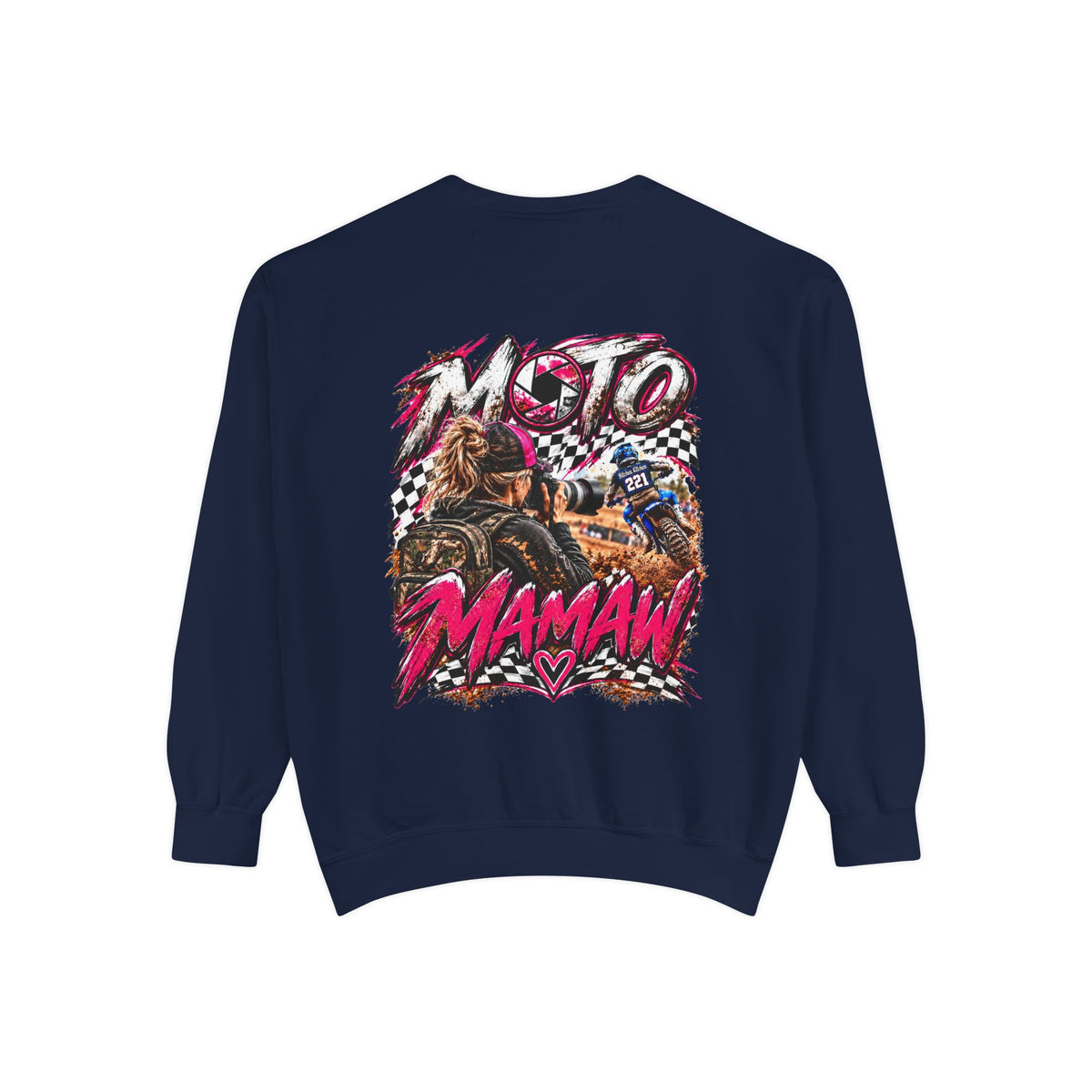 Customize your own sweatshirt with image — Vintage Racing  Graphic Sweatshirt