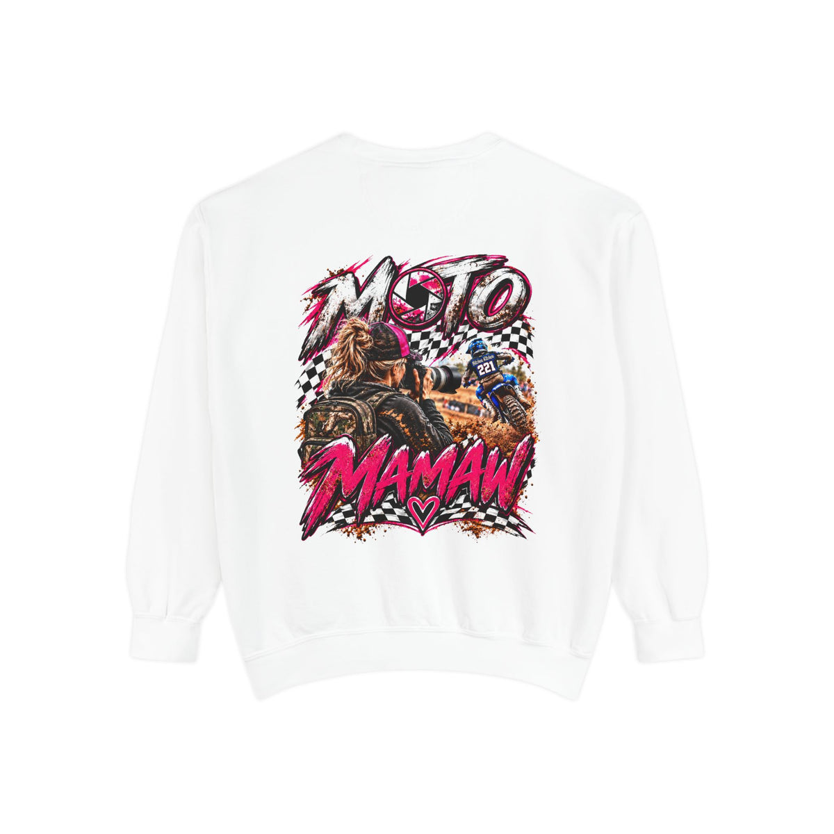 Customize your own sweatshirt with image — Vintage Racing  Graphic Sweatshirt