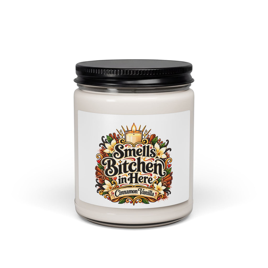 Cinnamon Vanilla Soy Candle — "Smells Bitchen in Here" 9oz