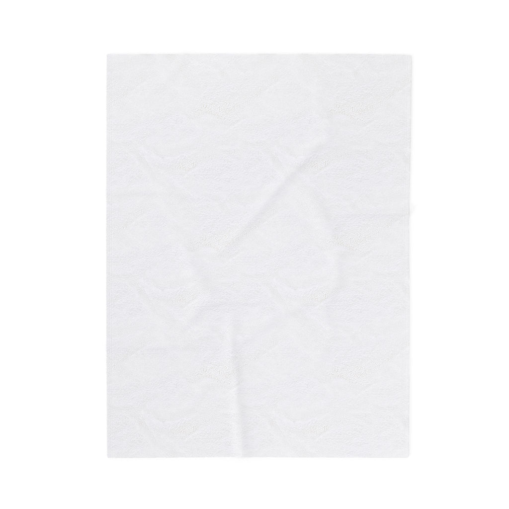 Cowboy Up Velveteen Plush Blanket — Western Skull & Barbed Wire Design