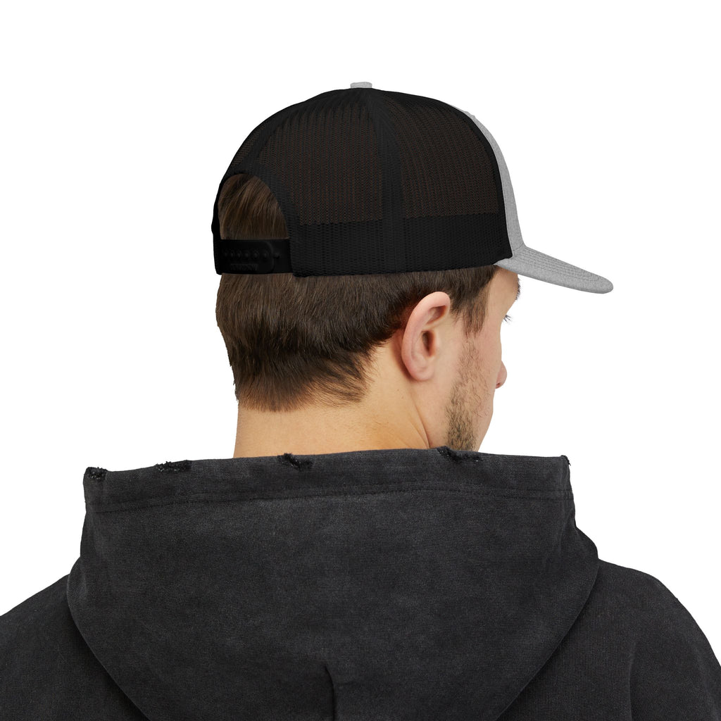 Run Your Bike Not Your Mouth Trucker Cap — Cycling Snapback Hat for Riders