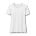 Women's Scoop Neck Raglan Tee — Lightweight Tri-Blend Athletic Tee