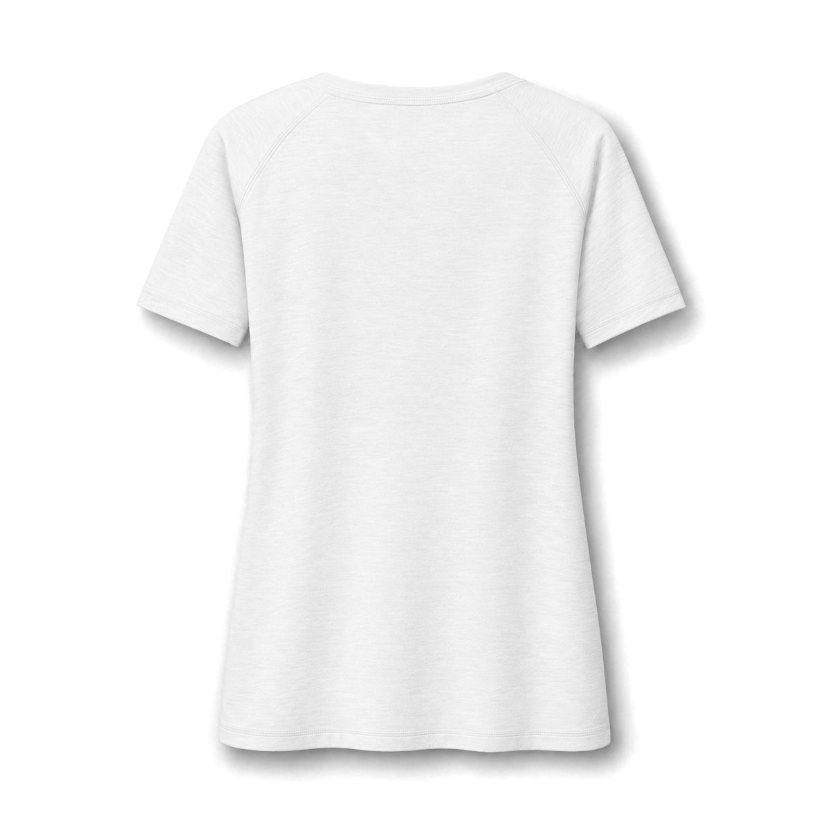 Women's Scoop Neck Raglan Tee — Lightweight Tri-Blend Athletic Tee