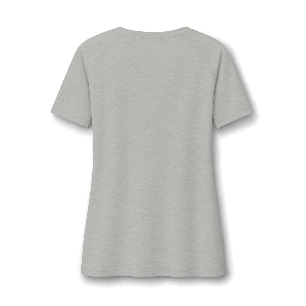 Women’s Scoop Neck Raglan Tee — Lightweight Tri-Blend Wicking Shirt
