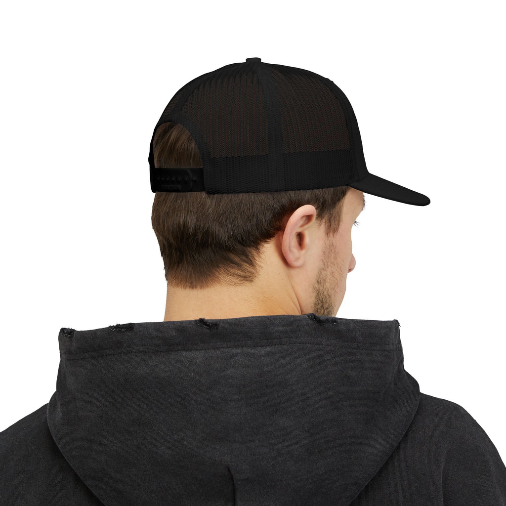 Run Your Bike Not Your Mouth Trucker Cap — Cycling Snapback Hat for Riders