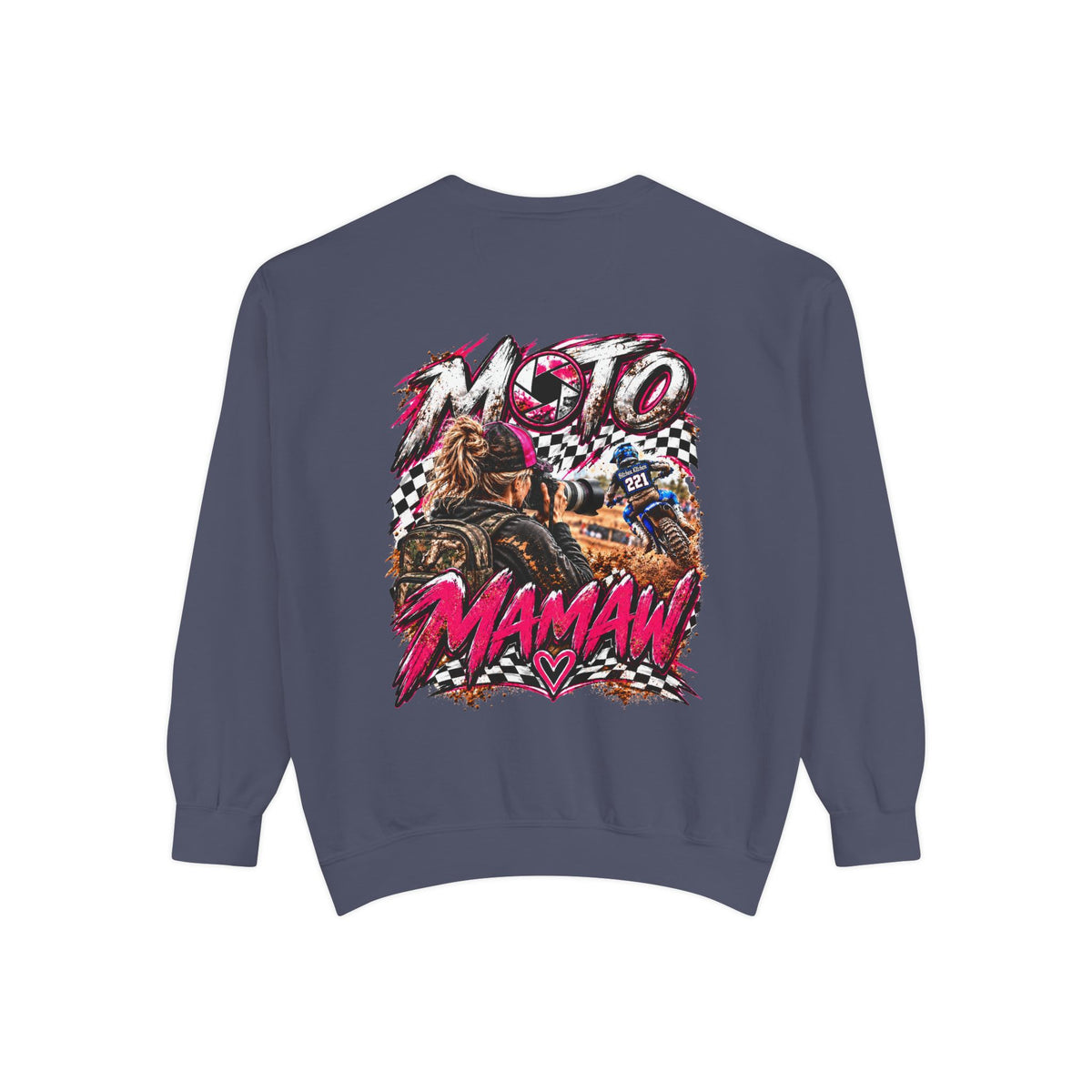 Customize your own sweatshirt with image — Vintage Racing  Graphic Sweatshirt
