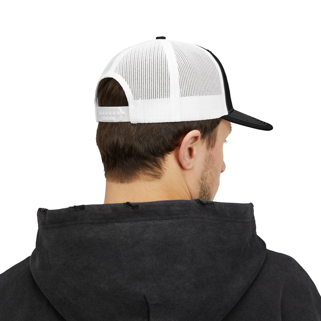 Dirt Bike Snapback Trucker Cap — "Need Money for Dirt Bikes" Mesh Hat