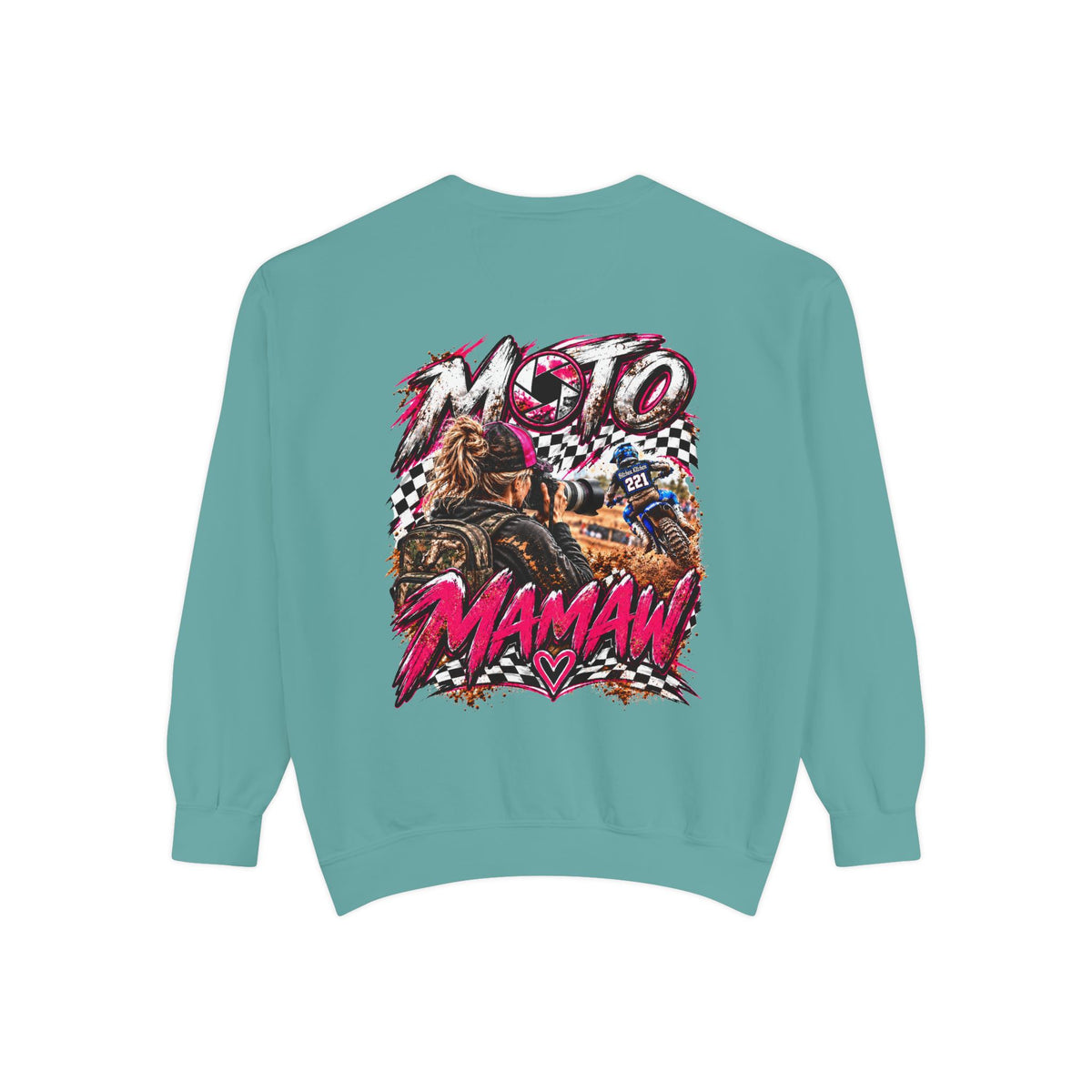Customize your own sweatshirt with image — Vintage Racing  Graphic Sweatshirt