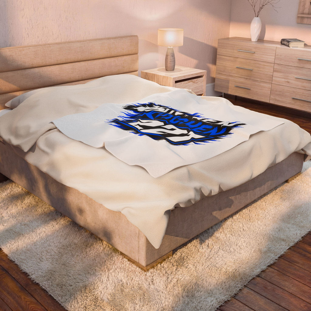 Customize your own Velveteen Plush Blanket