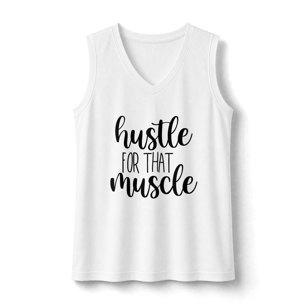 Hustle For That Muscle Women's V‑Neck Tank Top