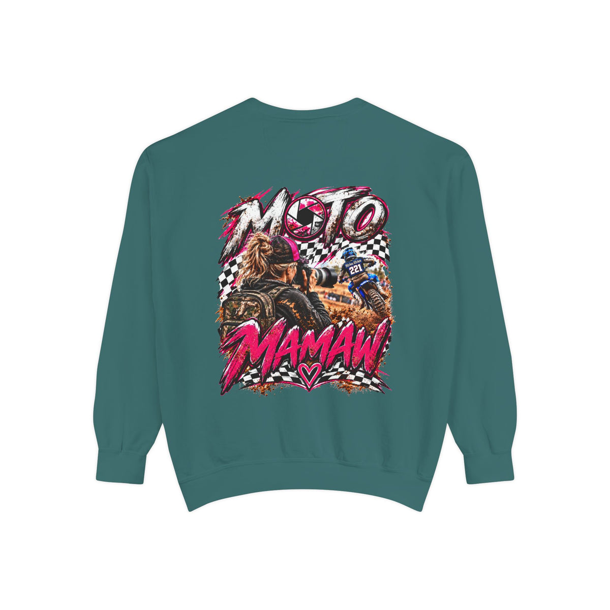 Customize your own sweatshirt with image — Vintage Racing  Graphic Sweatshirt