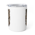 10oz Insulated Coffee Mug — Rustic Deer Antler Woodland Design