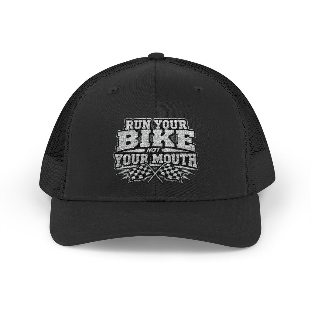 Trucker Hat — 'Rub Your Bike, Not Your Mouth' Biker Snapback