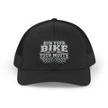 Trucker Hat — 'Rub Your Bike, Not Your Mouth' Biker Snapback