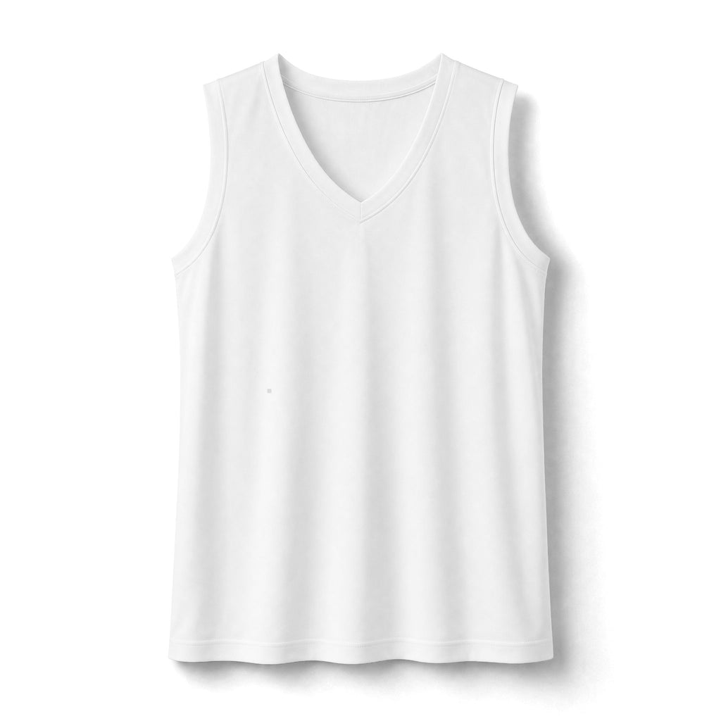 Women's Sleeveless V-Neck Tee – Lightweight Summer Tank for Everyday Casual Wear