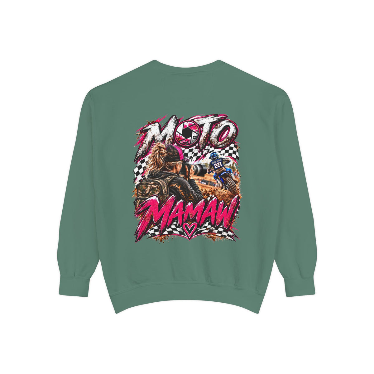 Customize your own sweatshirt with image — Vintage Racing  Graphic Sweatshirt