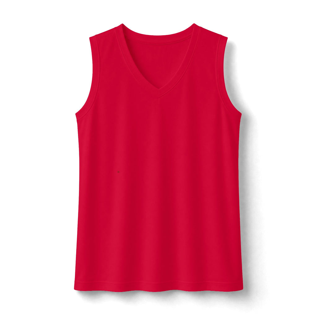 Women’s Sleeveless V‑Neck Tee — Lightweight Athletic Tank for Warm‑Weather Workouts