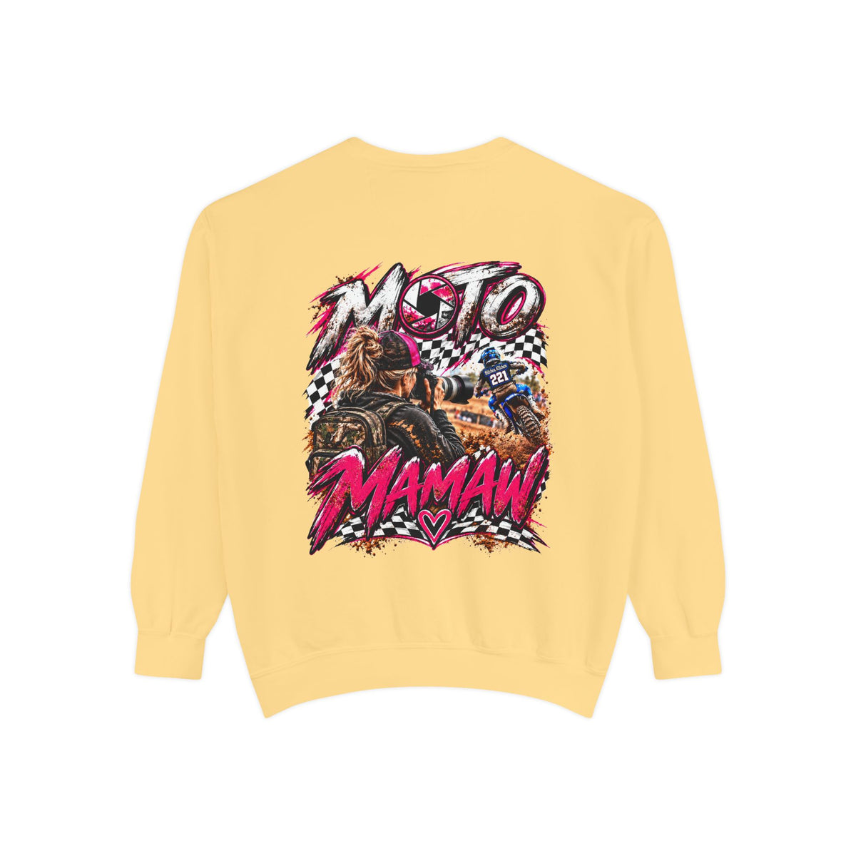 Customize your own sweatshirt with image — Vintage Racing  Graphic Sweatshirt