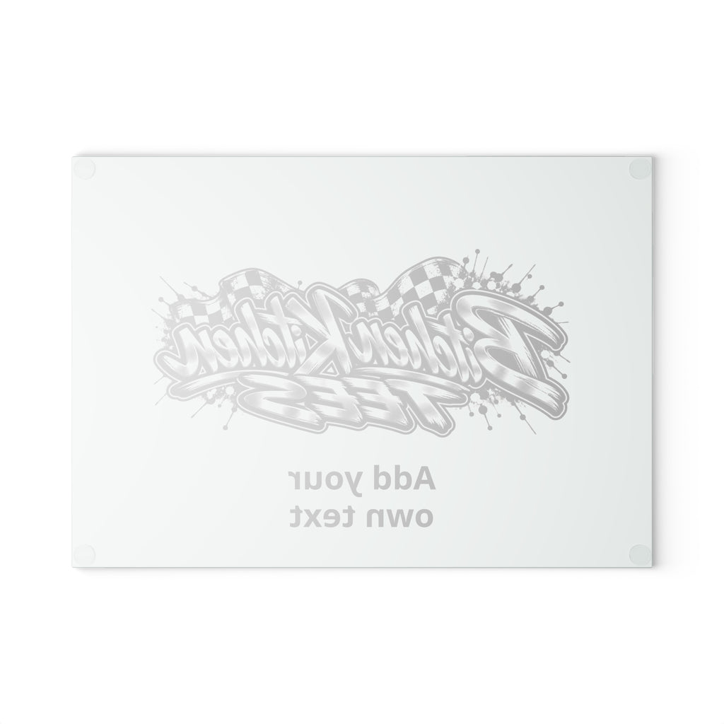 Bitchin’ Kitchen Glass Cutting Board – Personalized Chef Gift